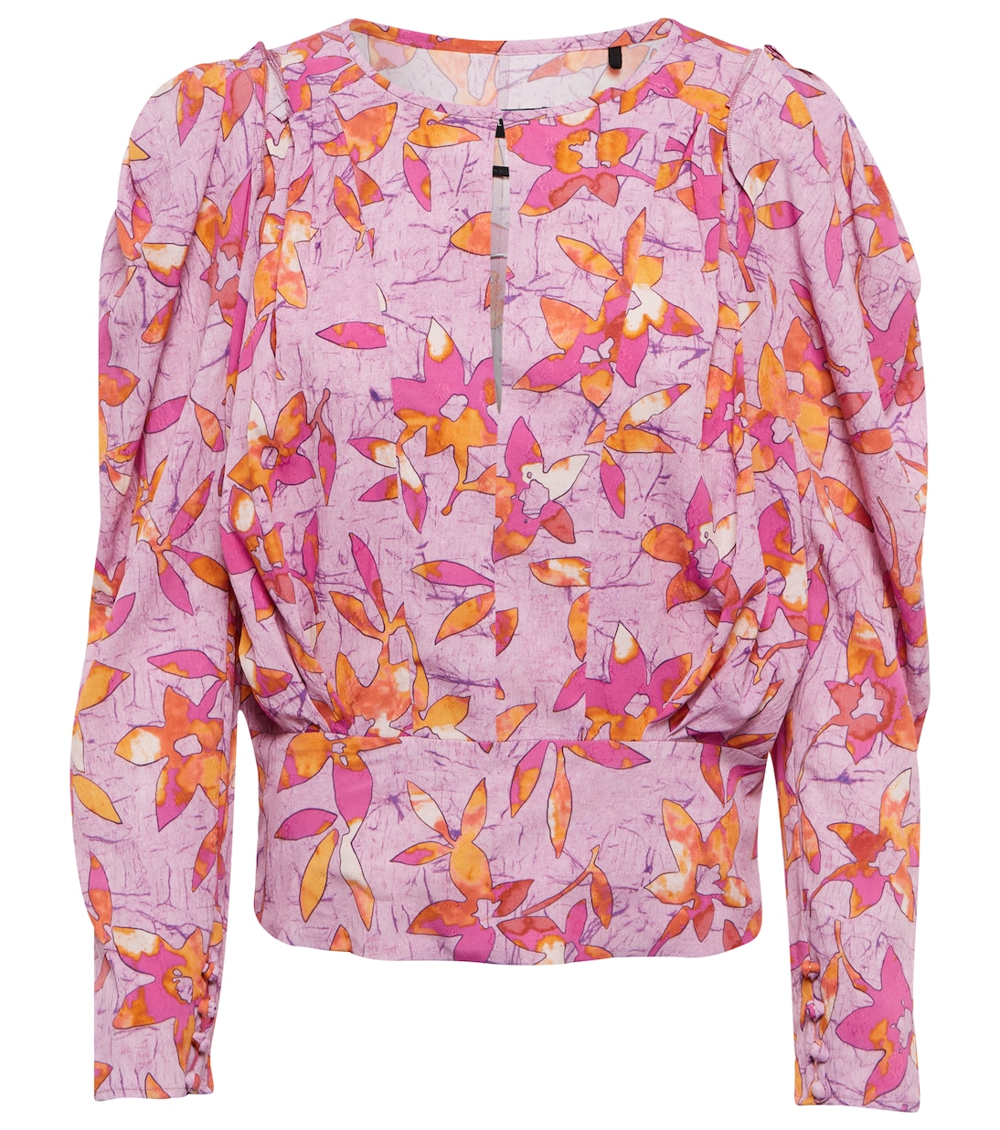 

Блузка с цветочным принтом Zargae Isabel Marant, розовый