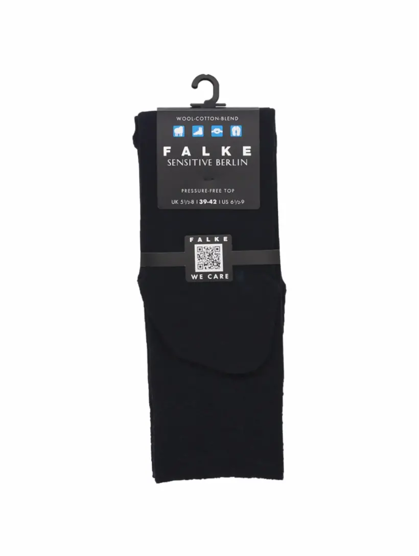 

Шерстяные длинные носки Falke, тёмно-синий
