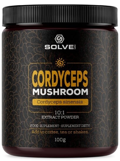 

Solve Labs, Порошок гриба кордицепс, 100 г