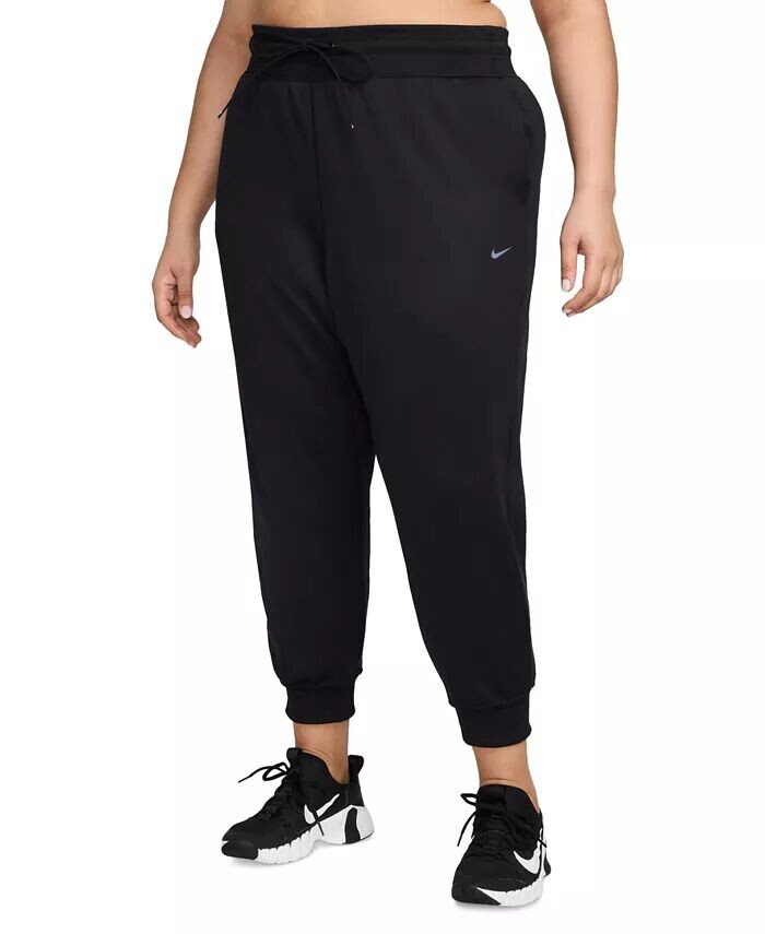 

Джоггеры с высокой талией Therma-FIT One 7/8 размера плюс Nike, черный