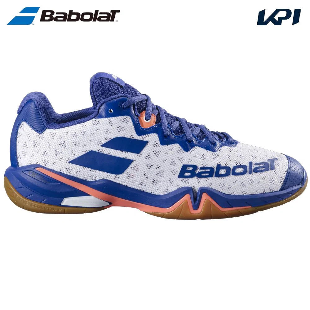 Мужские кроссовки для бадминтона «Shadow 4 Men» от Babolat, White-Navy Blue (1097)