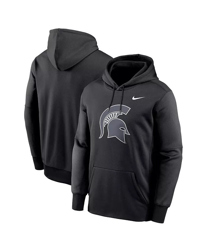 

Мужская черная толстовка с капюшоном Michigan State Spartans Color Pop Performance Fleece Nike