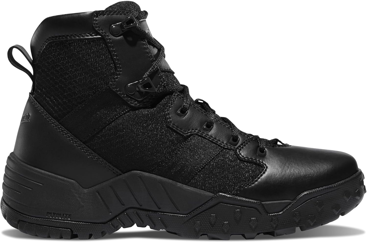 Тактические ботинки Danner Scorch 6 с боковой молнией для мужчин - дышащие, легкие, выполнены из кожи и текстиля, с амортизирующей подошвой и противоскользящей подошвой наружной части, черный — фото 3