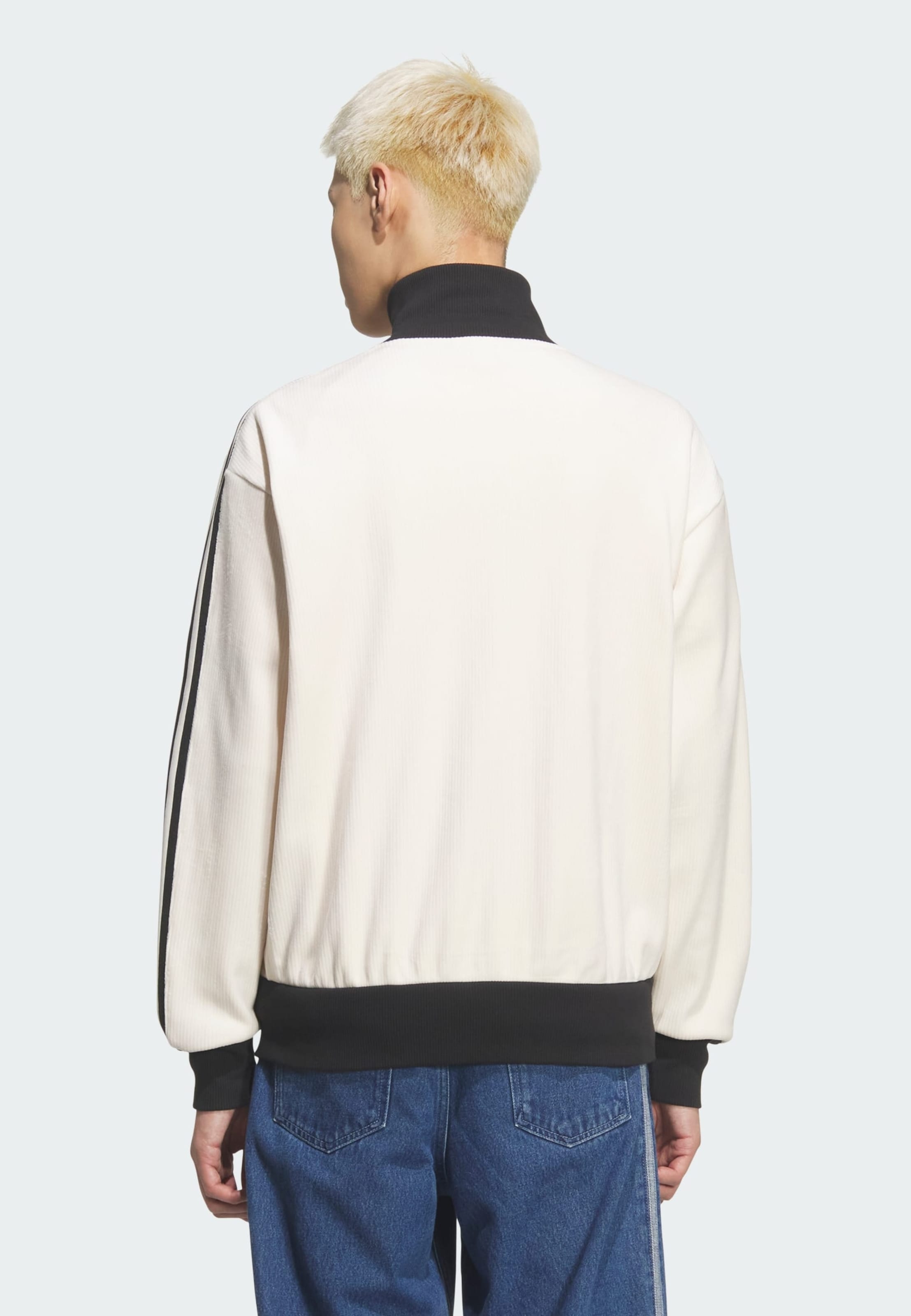 Adidas Originals Толстовка с молнией 'Classic' в цвете Off White — фото 3