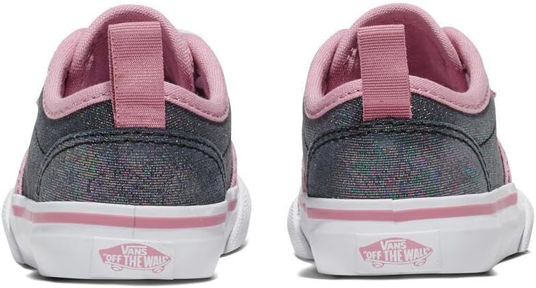 Кроссовки Vans Atwood Unisex для детей | Низкие кеды для мальчиков и девочек, детская обувь для ходьбы, Shimmer Black — фото 3