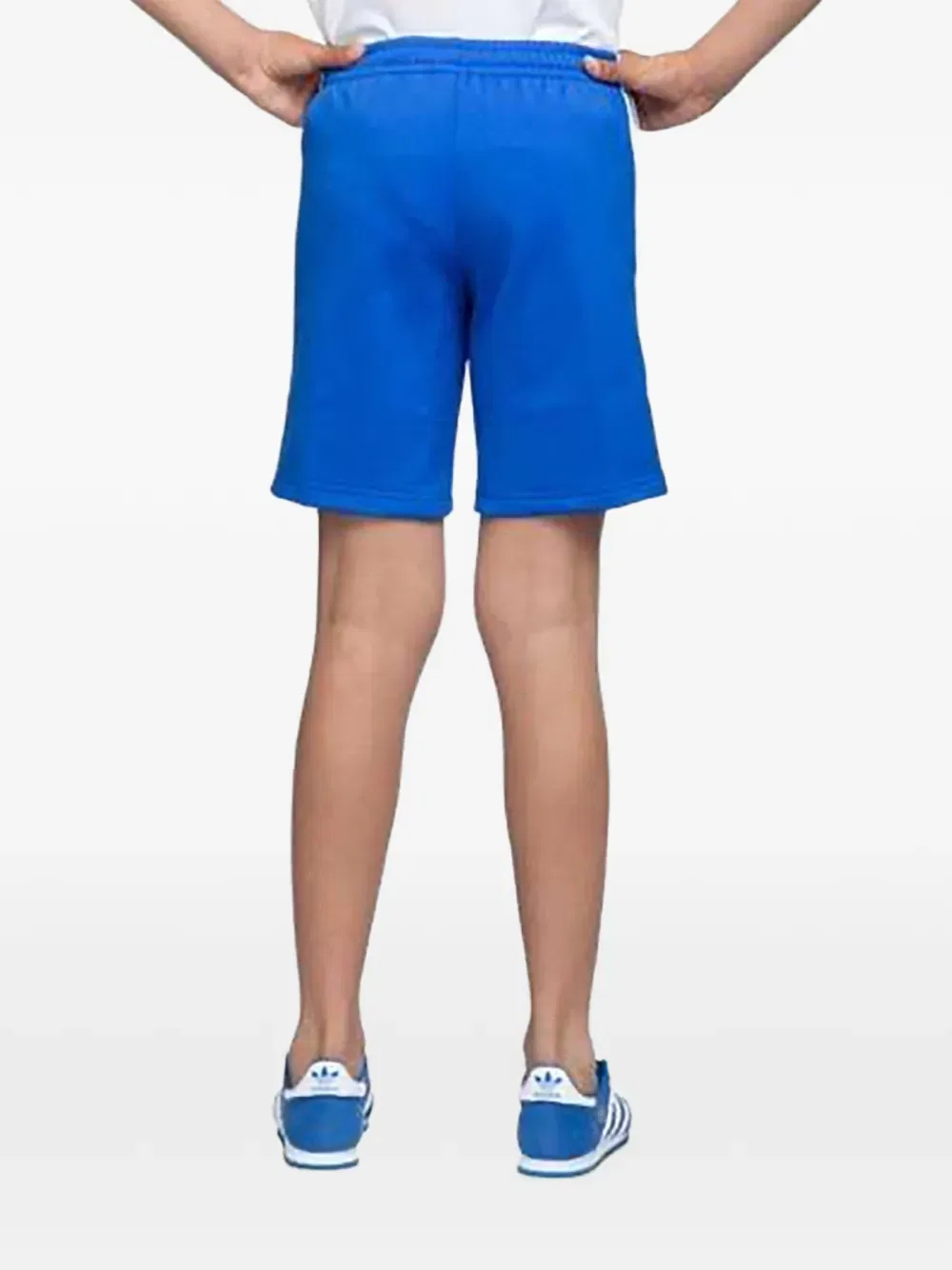 Шорты с трилистниковой полосой Adidas Kids, синий — фото 2