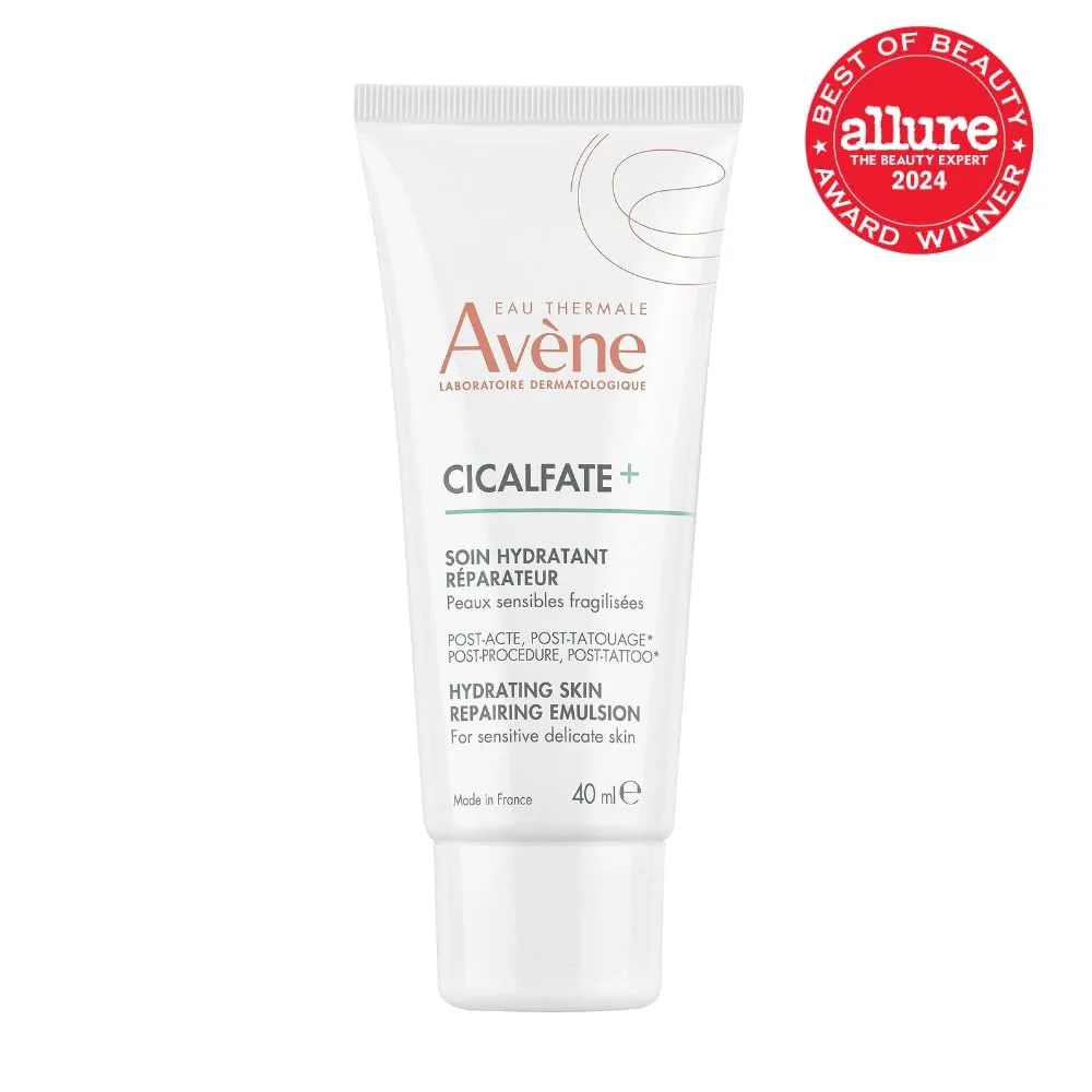 Avène Cicalfate+ увлажняющая эмульсия для восстановления кожи после процедур и татуировок, восстанавливает защитный барьер, 24-часовое увлажнение, 38 мл 38,4 мл (1 шт.), blue — фото 2