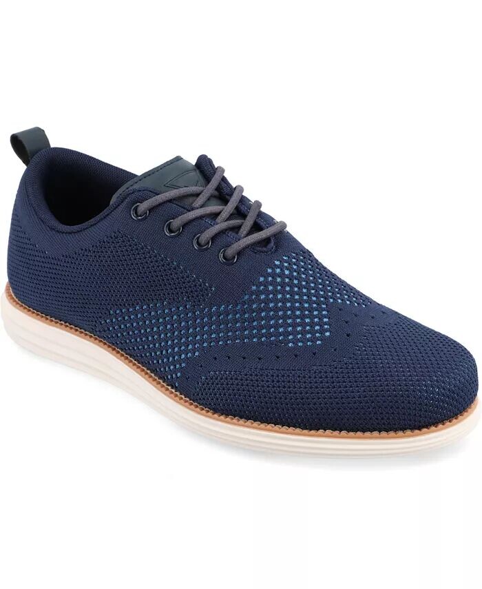 

Мужские туфли Ezra Tru Comfort Foam Knit Wingtip Vance Co., синий