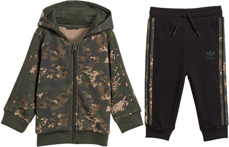 

Adidas Originals TD Комплект для малышей, цвет Shadow khaki brown + black