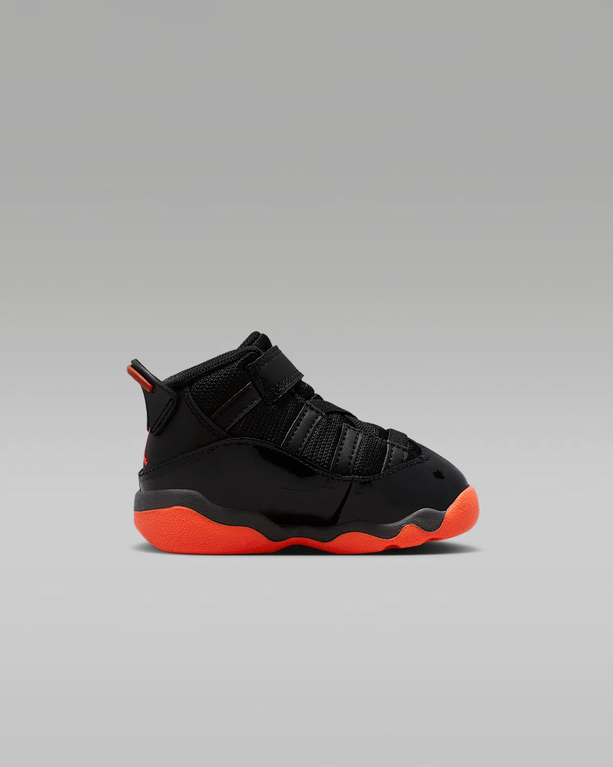 Детские кроссовки Jordan 6 Rings, Black/Black/Infrared 23 — фото 3