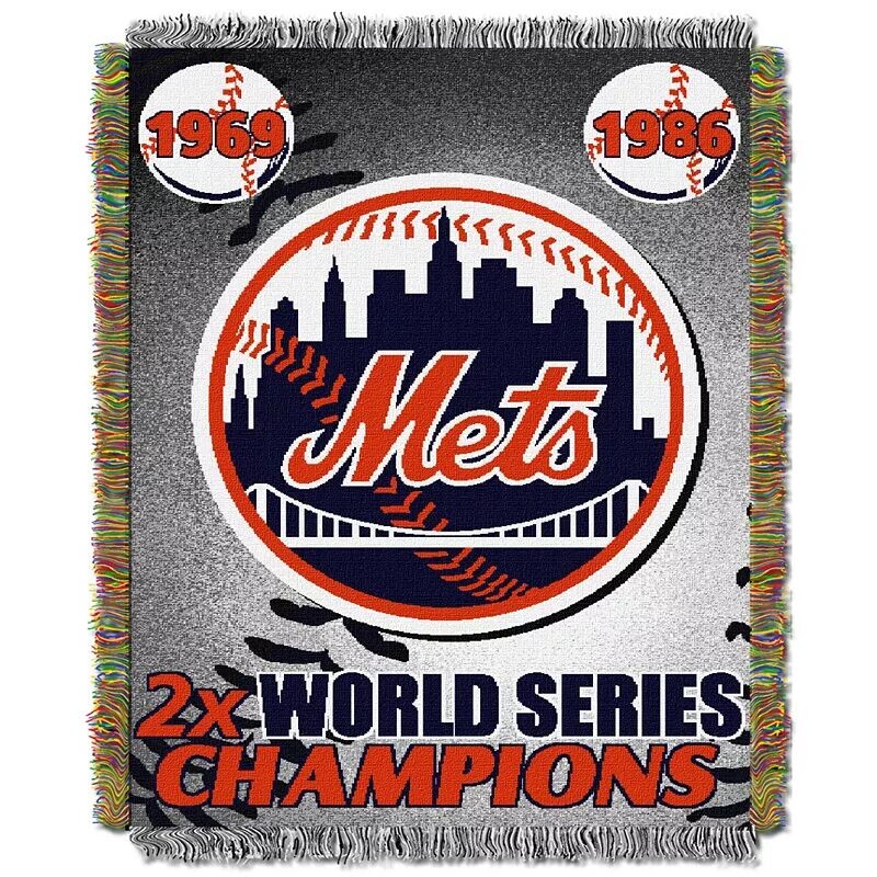 

Памятный тканый плед TheNorthwest New York Mets размером 48 x 60 дюймов