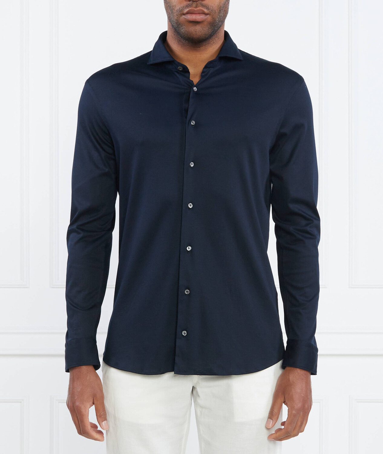 

Рубашка van Laack slim fit, темно-синий