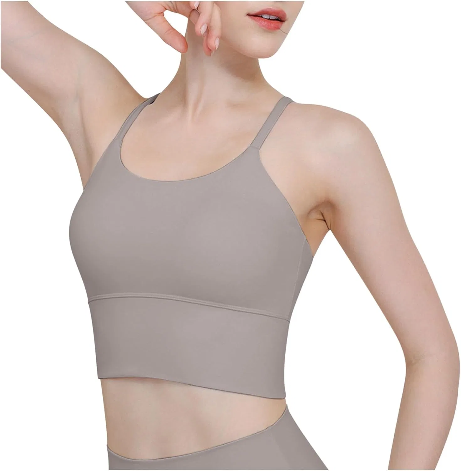 Спортивный бюстгальтер Push Up Seamless, Khaki