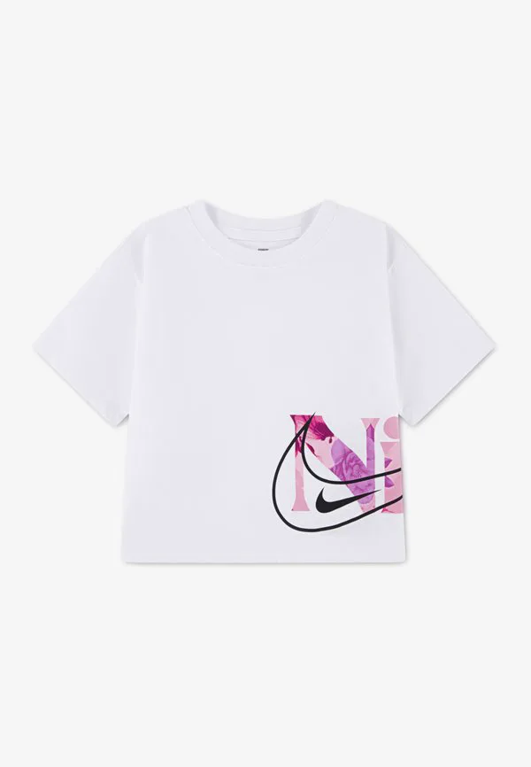 Футболка свободного кроя с принтом «двигайся вместе с природой» Nike Sportswear, White