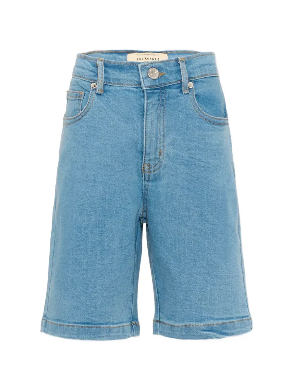 Джинсовые шорты Trussardi Junior, синий