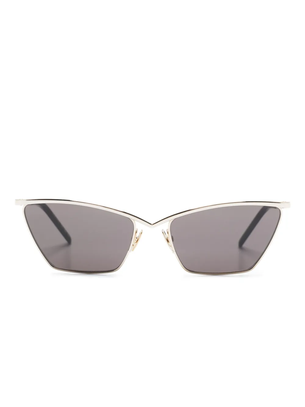 

Солнцезащитные очки SL637 в оправе 'кошачий глаз' Saint Laurent Eyewear, золотой