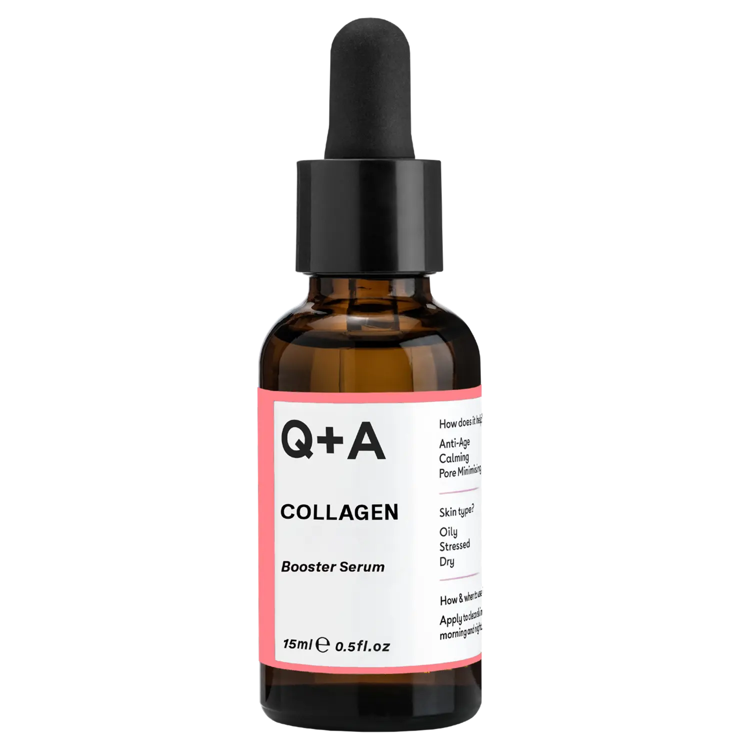

Сыворотка для лица с коллагеном Q+A Collagen Booster Serum, 15 мл