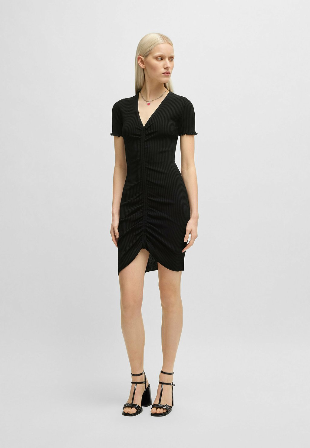 

Платье-джемпер SLISERY - Shift dress HUGO, черный