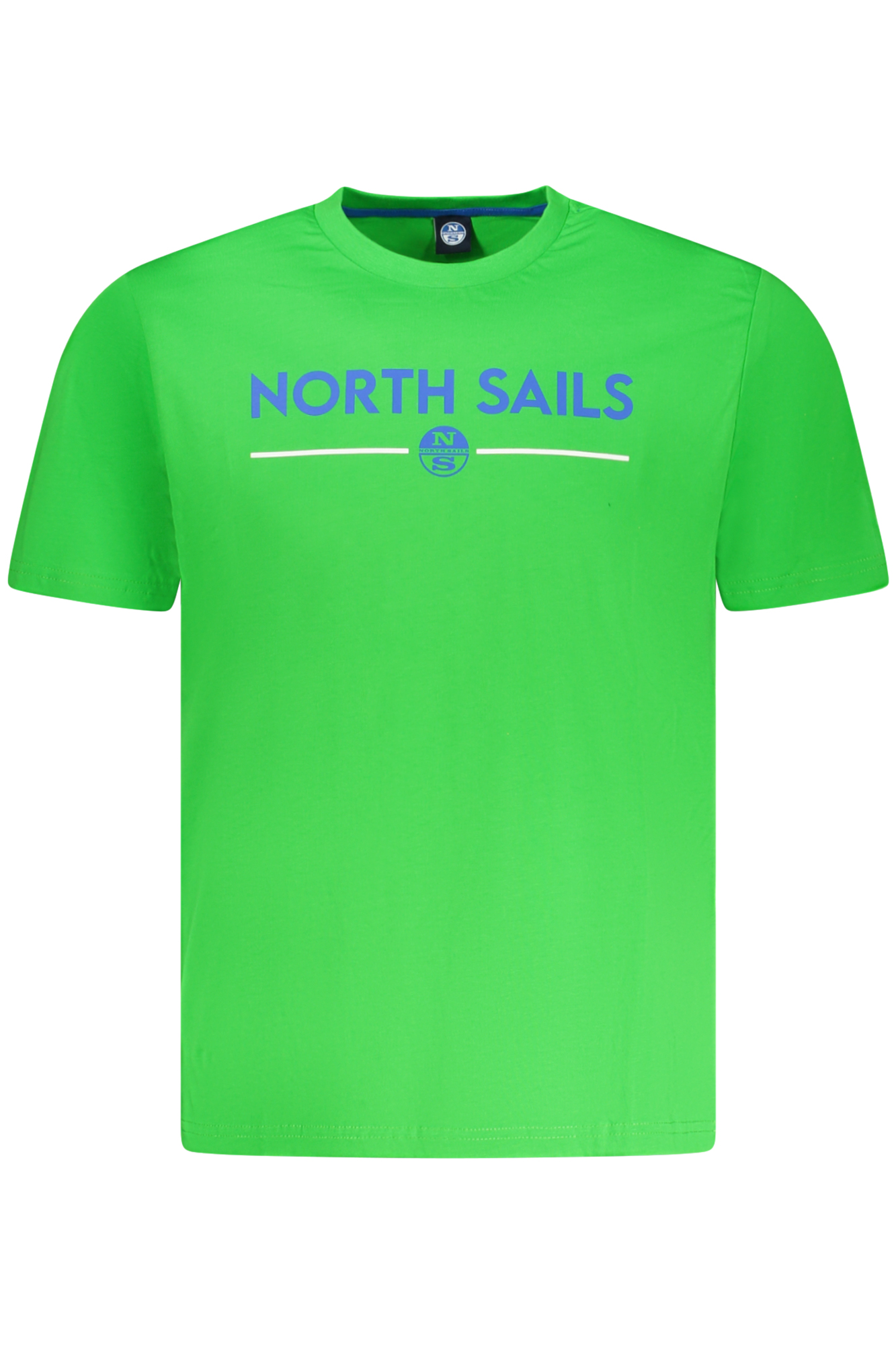 

Футболка мужская North Sails с коротким рукавом и логотипом бренда, ярко-зеленый