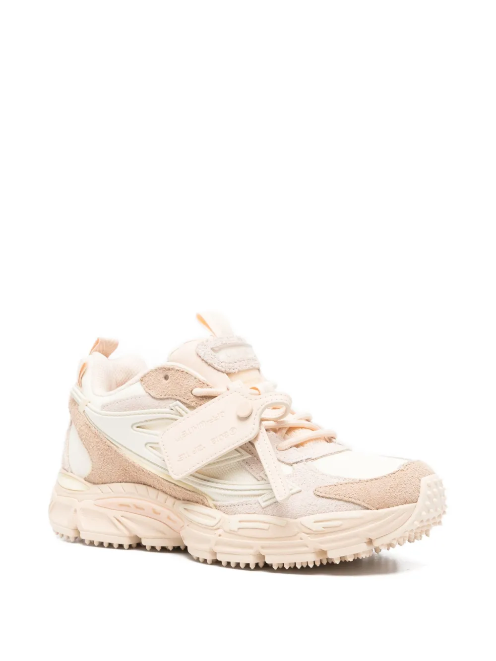 Кроссовки с замшевыми вставками Off-White, нейтральный — фото 2