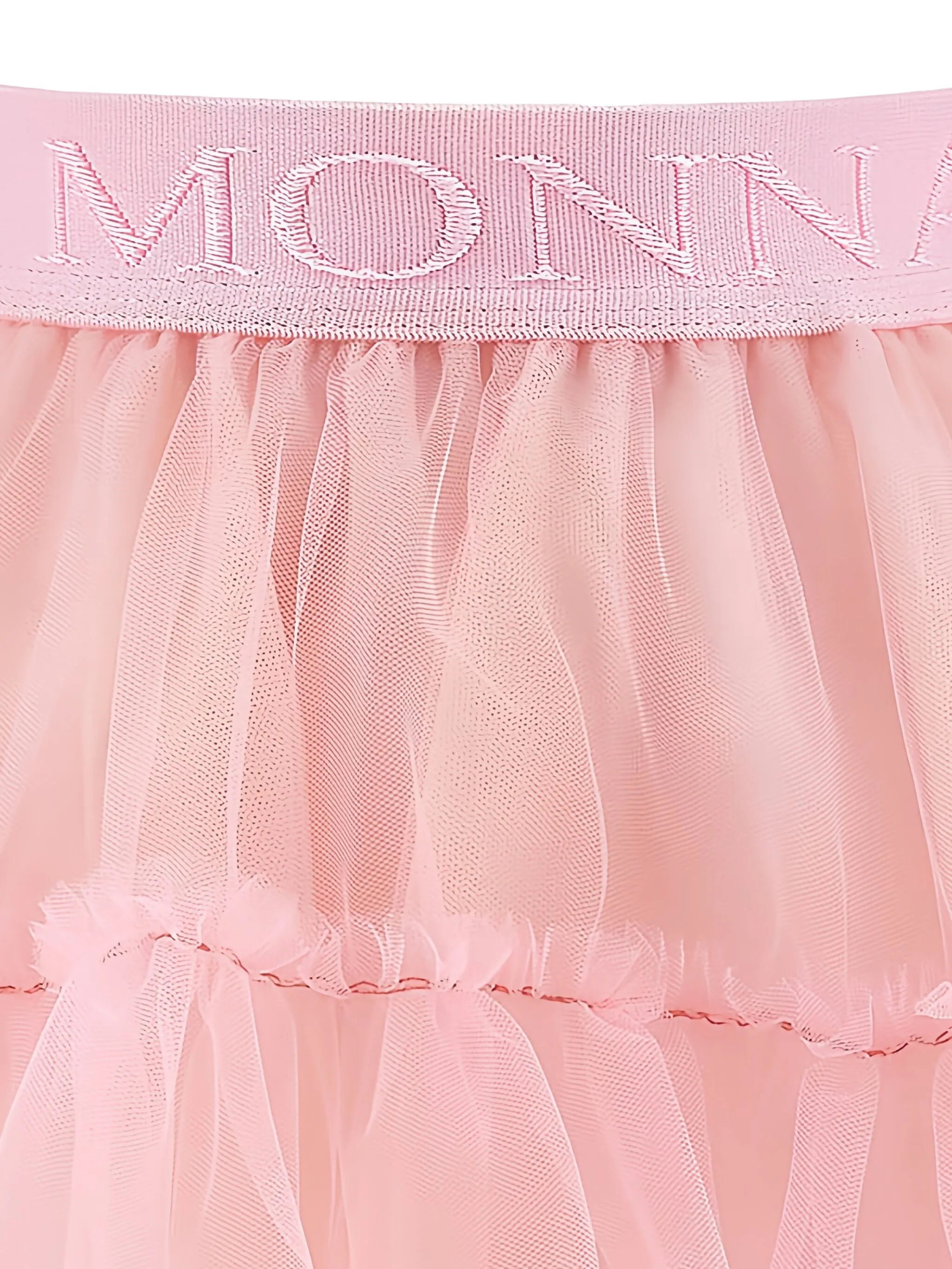 Пышная юбка из тюля Monnalisa, розовый — фото 3