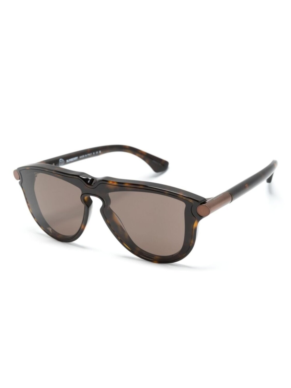 Burberry Eyewear солнцезащитные очки в трубчатой геометрической оправе — фото 2