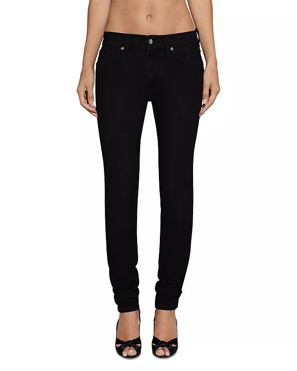 

Узкие джинсы Moss со средней посадкой, цвет нуар Eb Denim, черный