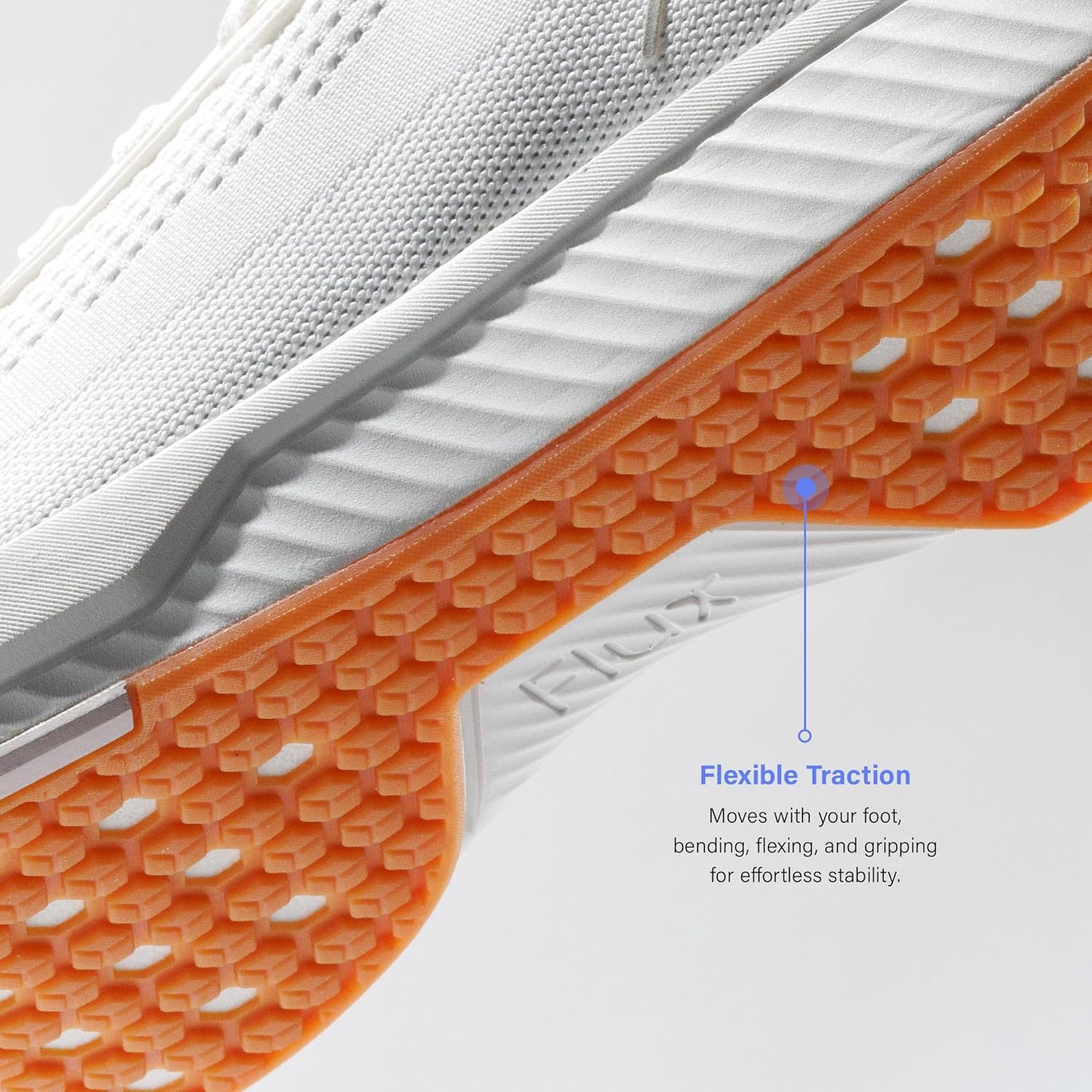 Кроссовки Adapt Runners для женщин и мужчин - минималистичные кроссовки для ходьбы босиком: широкий носок, нулевой перепад высоты подошвы, легкие и гибкие, идеально подходят для ходьбы, бега и повседневного комфорта Flux Footwear, белый — фото 4