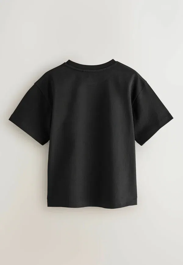 Футболка Regular fit oversized underground crew cotton, Smallsaints, черный — фото 2