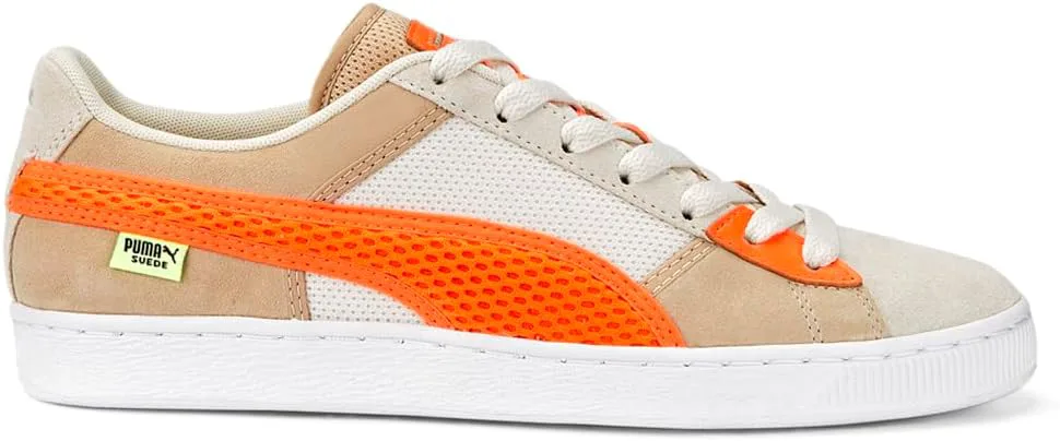 Мужские замшевые кроссовки PUMA с застежкой-шнуровкой и рюкзаком, повседневные - оранжевые, оранжевый