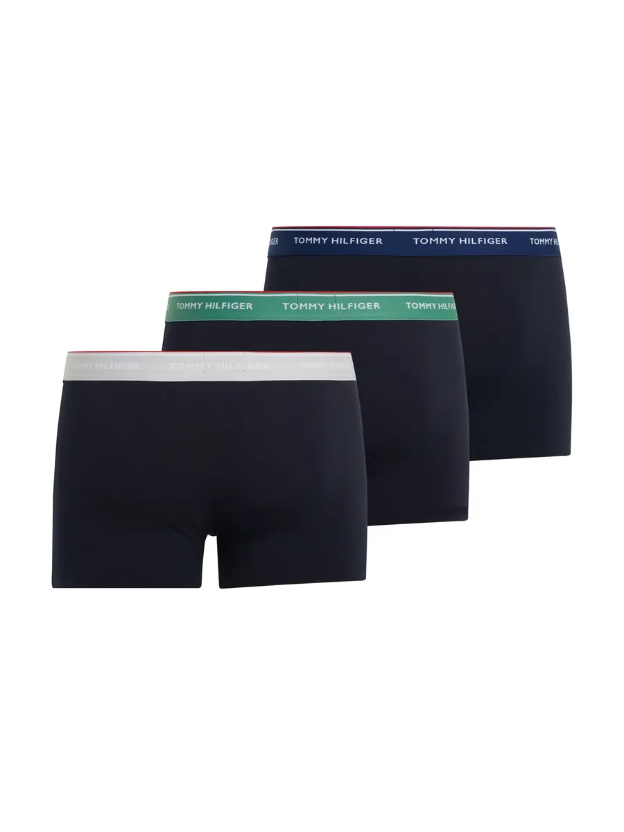 

Tommy Hilfiger Underwear Трусы "3P WB TRUNK" (3 шт. в упаковке), с эластичным поясом с логотипом, зеленый