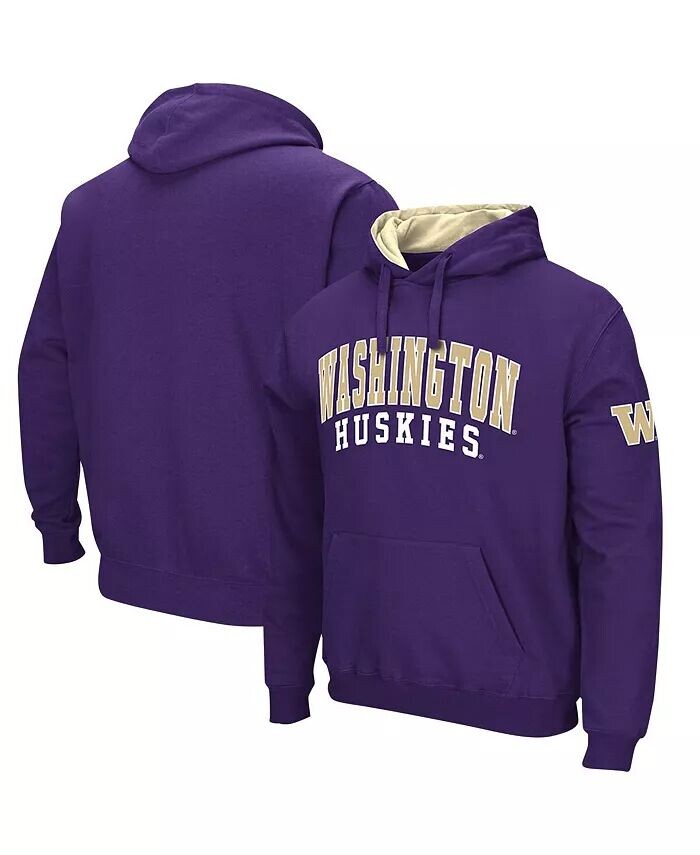 

Мужская фиолетовая толстовка с капюшоном Washington Huskies Double Arch Colosseum