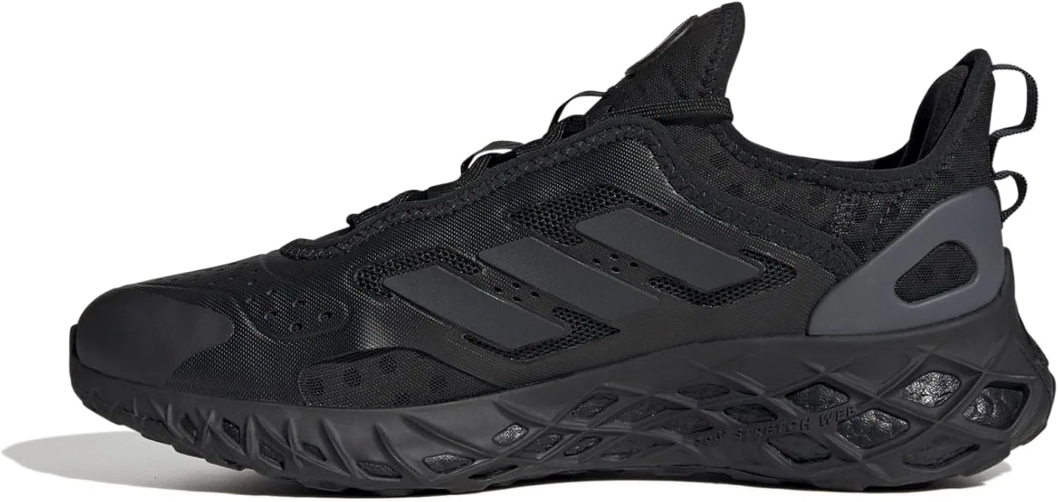 Мужские кроссовки Adidas Web Boost Low (не для футбола), Core Black Black Blue Met Grey Five