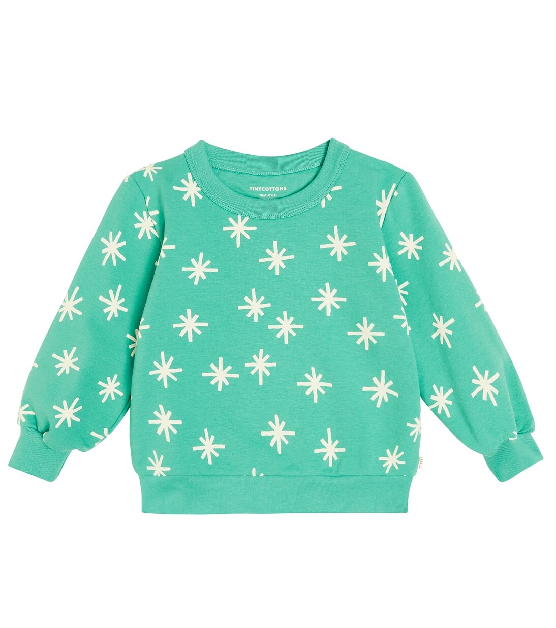 

Толстовка из хлопкового джерси snow Tinycottons, зеленый