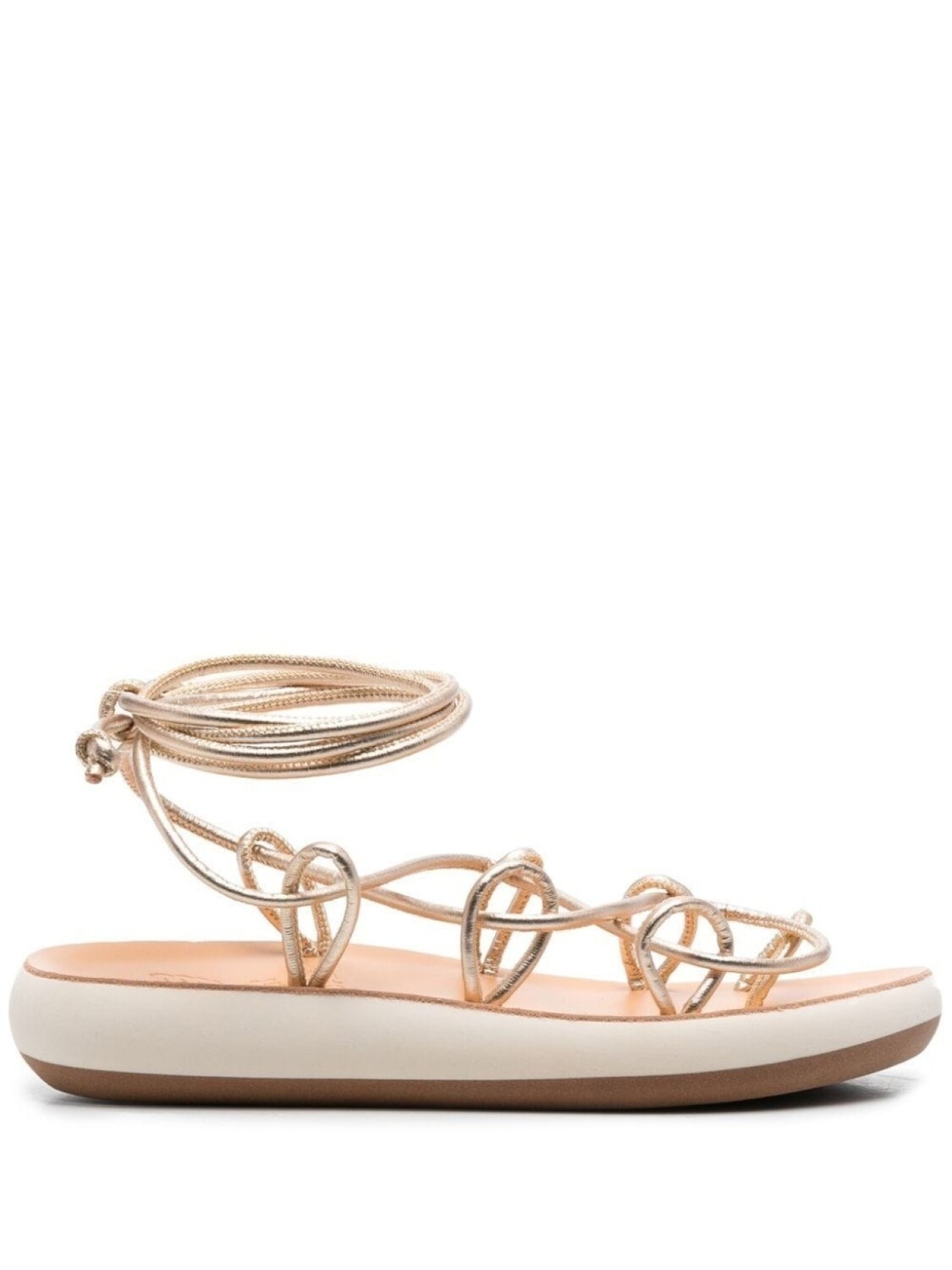 

Ancient Greek Sandals сандалии Nisi с перекрестными ремешками, золотистый