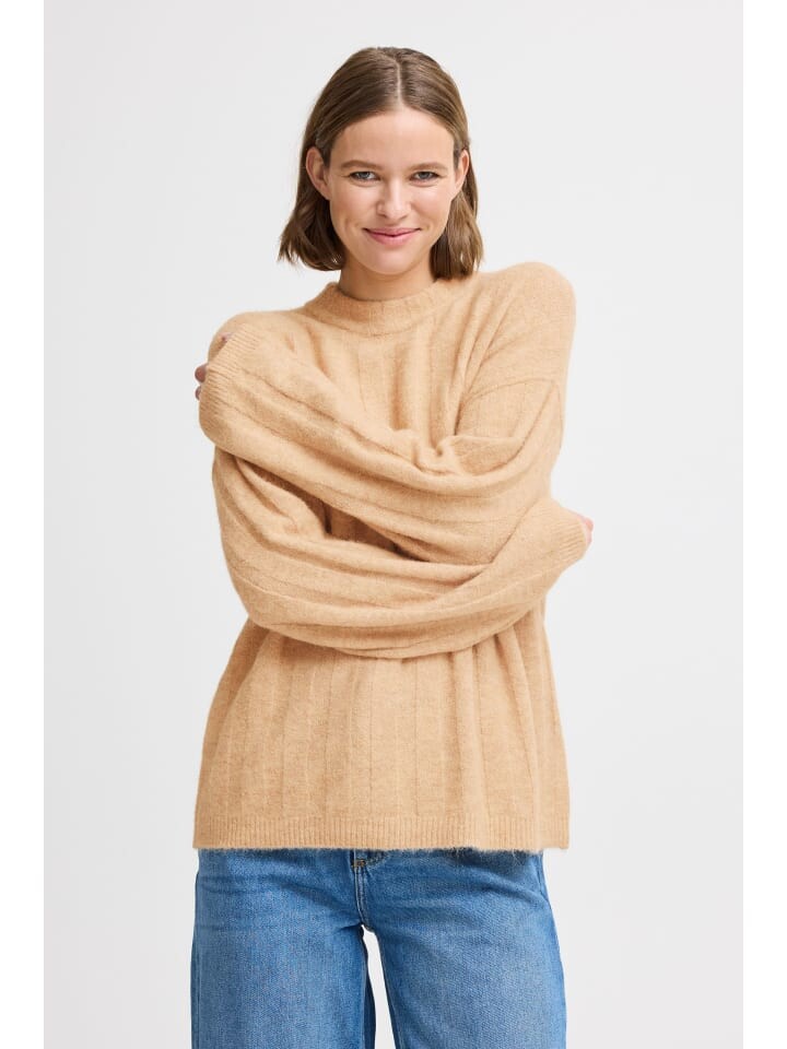 

Пуловер b.young Strickpullover, коричневый