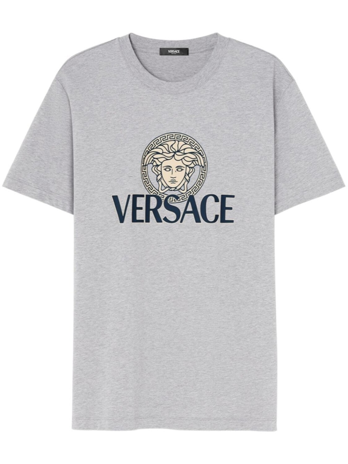 

Футболка с логотипом Versace, серый
