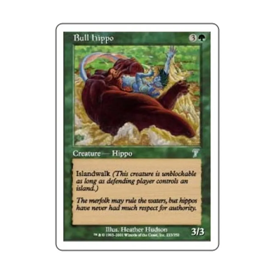 

CCG Бык Бегемот (U), MTG - 7th Edition