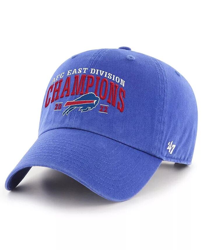 

Мужская шапка Royal Buffalo Bills 2022 AFC East Division Champions Clean Up Adjustable '47 Brand