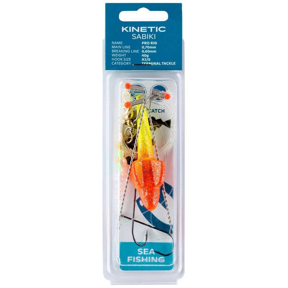 

Оснастки Kinetic Sabiki Pro 90g, прозрачный