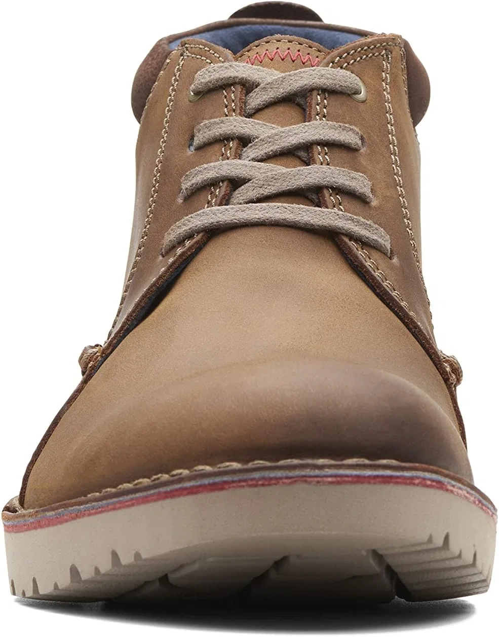 Мужские ботинки Clarks Vargo Mid, Brown Dark Tan Leather — фото 3