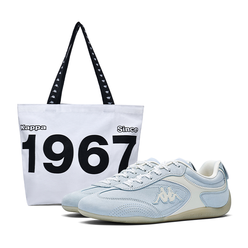 

Kappa Скользоустойчивые износостойкие низкие скейтерские кросcовки Unisex Blue White - Blue White [Белая холщовая сумка в подарок], цвет Blue White[Free White Canvas Bag]