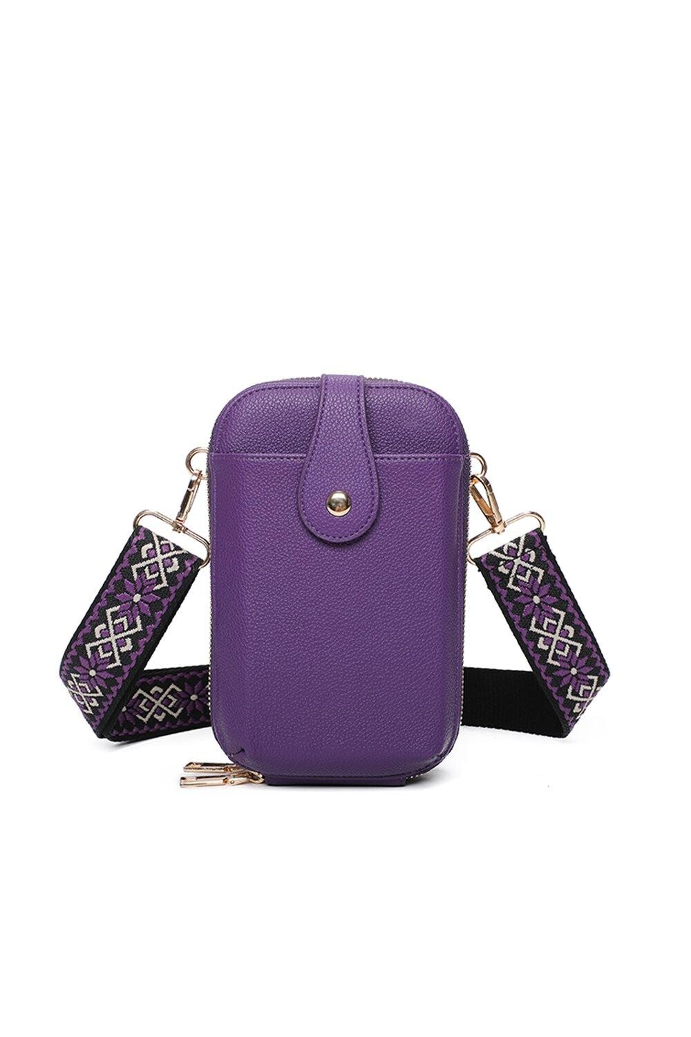 

Кошелек для телефона через плечо Riya PU Fontanella Fashion, фиолетовый