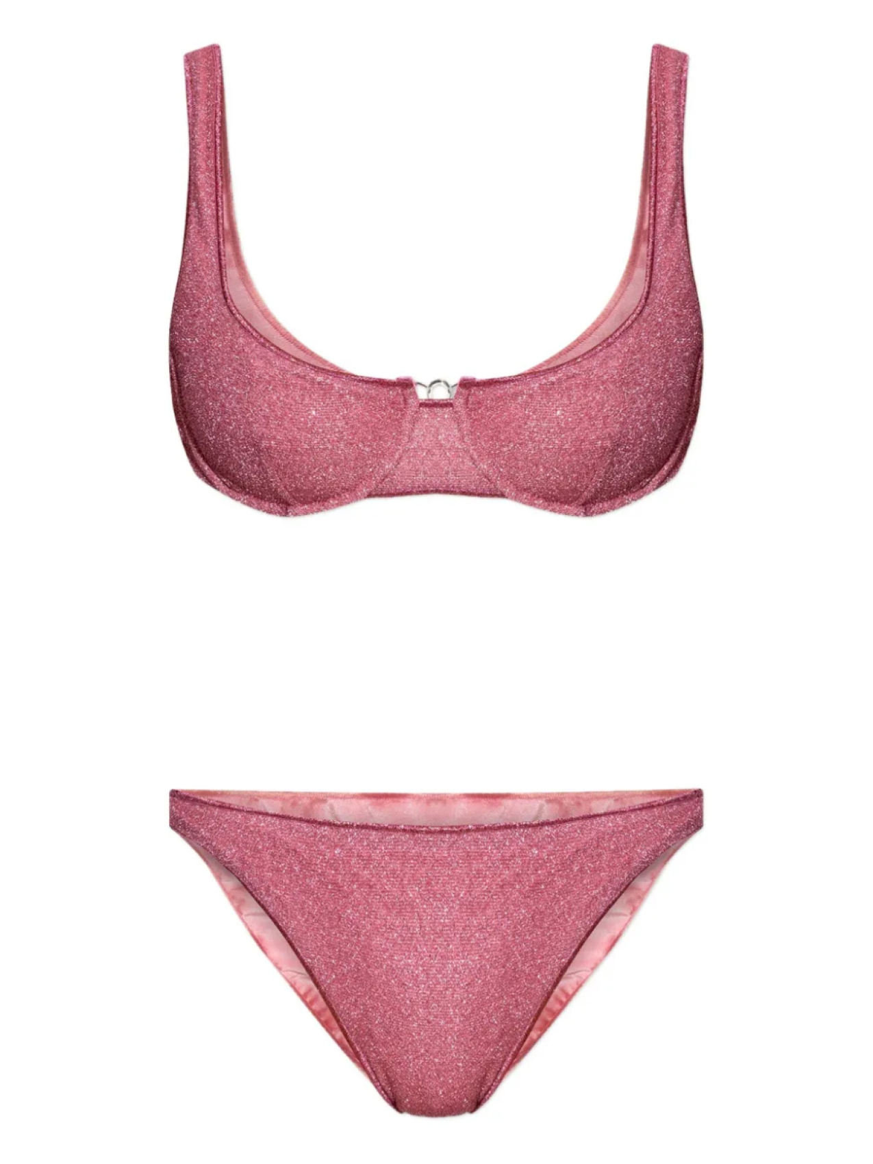 

Бикини на косточках с блестками Oséree, розовый