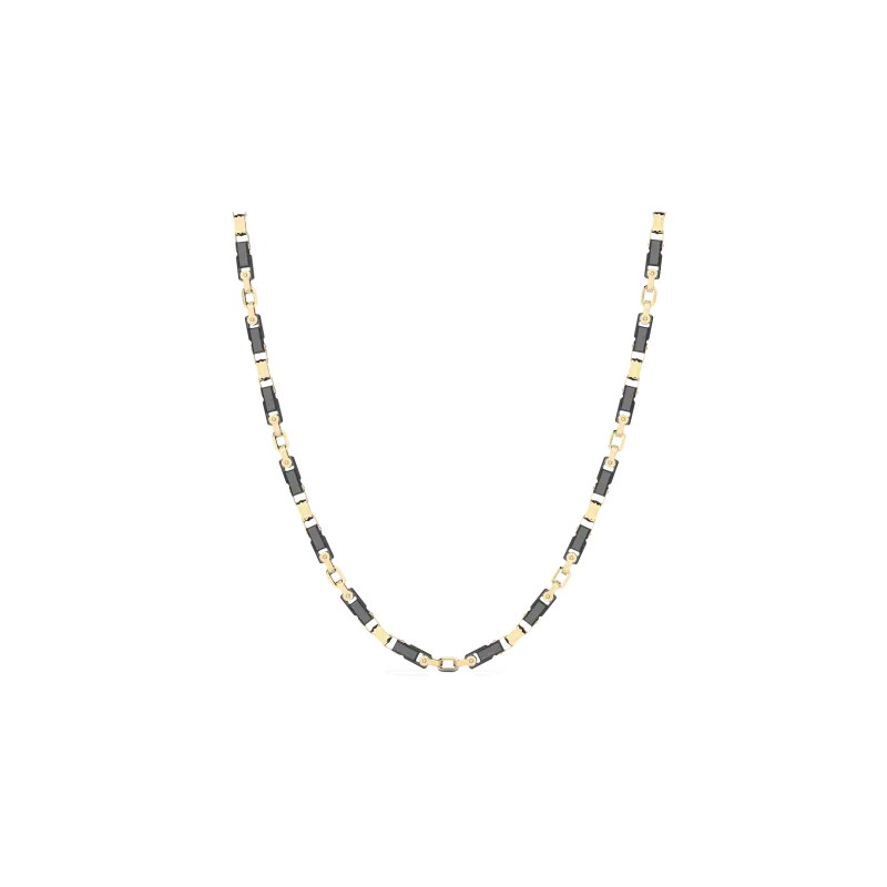 

Колье zancan из золота 18к и черной керамики - kc061g-n Zancan