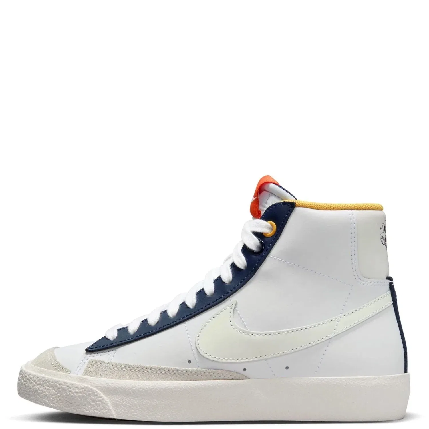 Детские кроссовки Nike Blazer Mid 'FN6966' - белые, в стиле casual, модель HTAT472 — фото 3