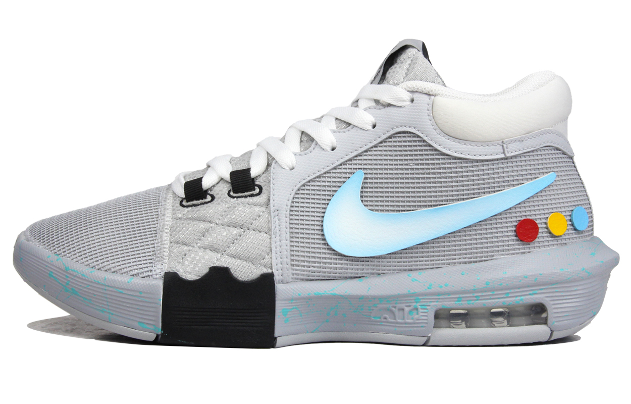 

Nike Witness 8 Амортизирующие противоскользящие низкие баскетбольные кроссовки мужские серо-голубые