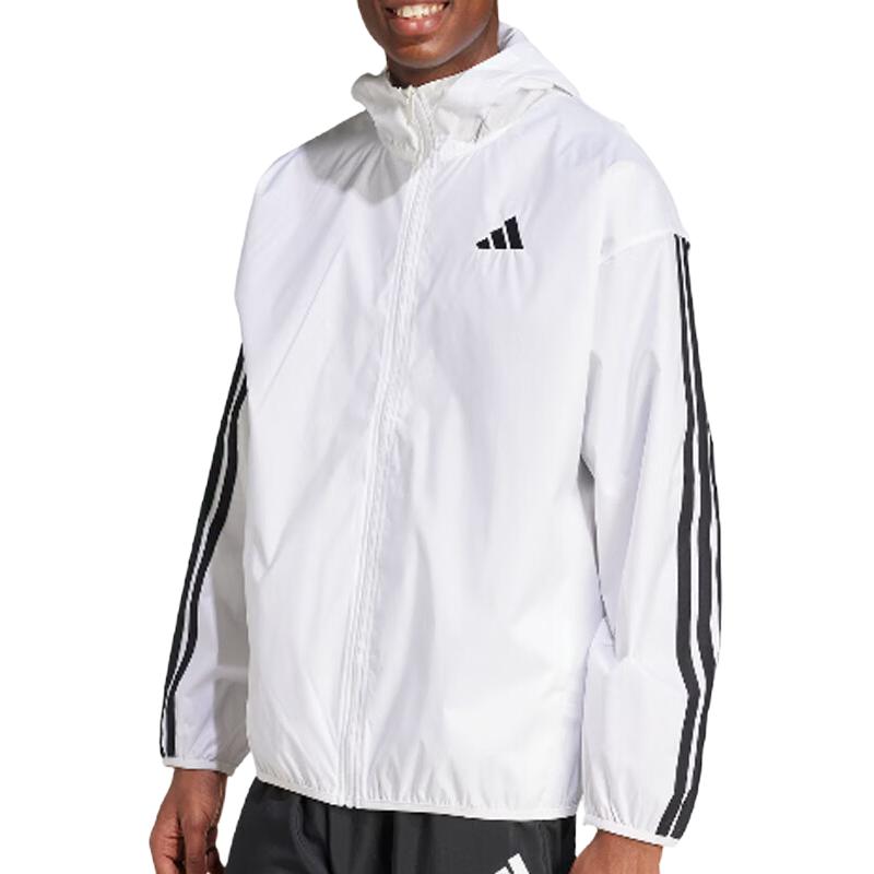 Adidas Мужская куртка и пальто из коллекции Essential SS25, белый — фото 3