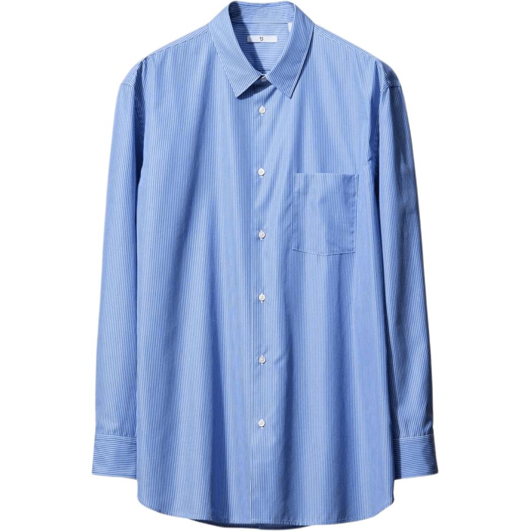 

Jil Sander FW25 Рубашка Men's UNIQLO, sky синий