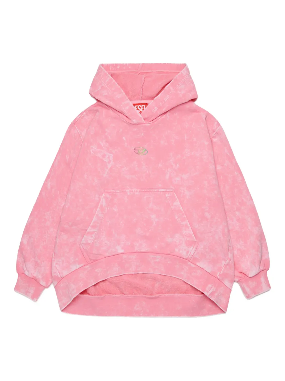 Толстовка Salia с капюшоном Diesel Kids, розовый